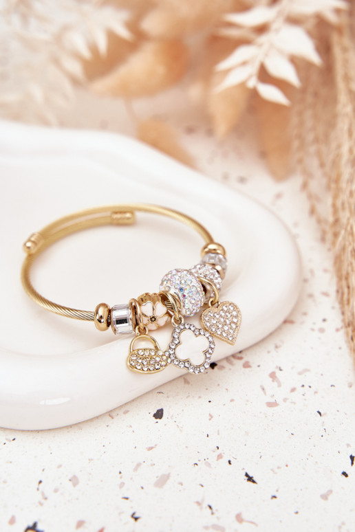 Una pulsera z ZaAieszkami Charms color dorado
