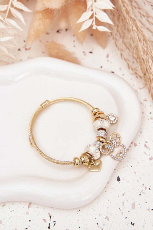 Una pulsera z ZaAieszkami Charms color dorado