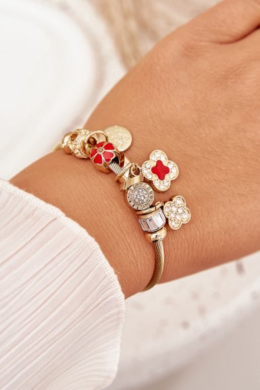 Una pulsera z ZaAieszkami Charms color dorado