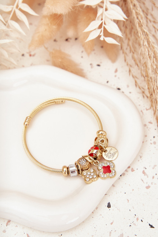 Una pulsera z ZaAieszkami Charms color dorado