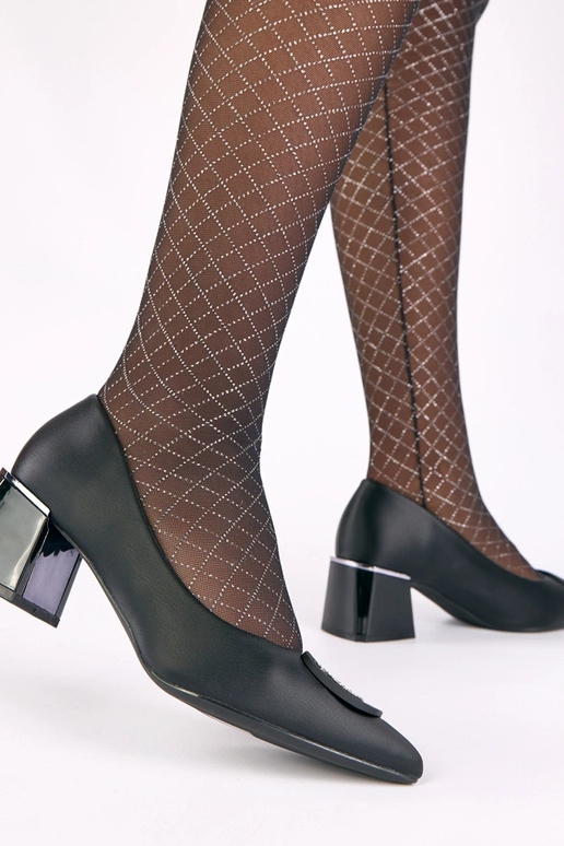 Zapatos de tacón negros para mujer...