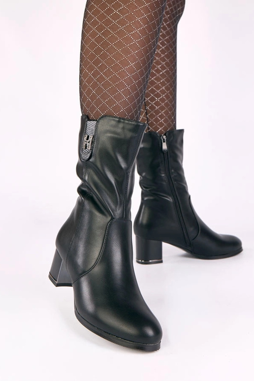 Botines negros calefaccionados de...