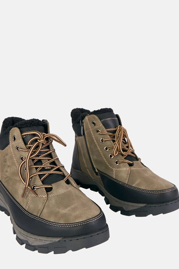 Pantalones de trabajo verdes para hombre forrados Elias 2