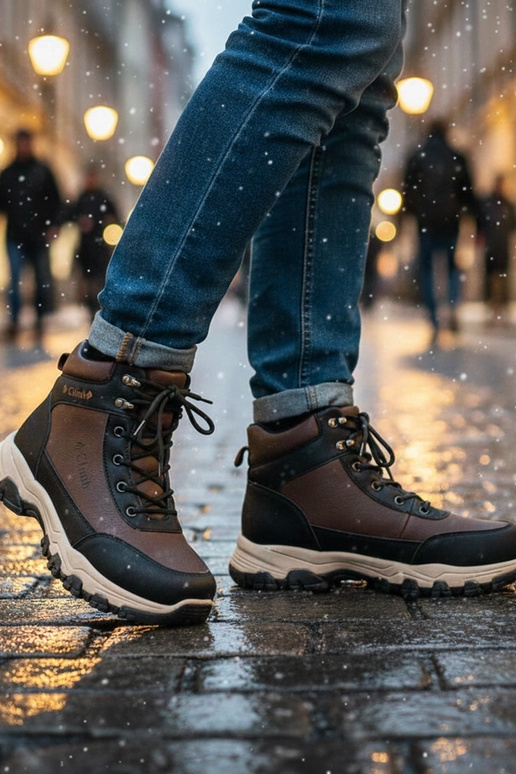 Pantalones de trabajo marrones para...