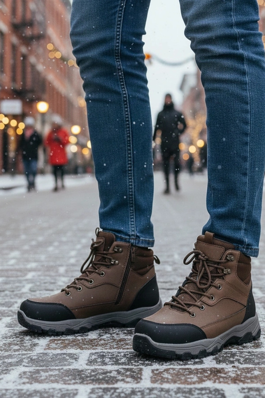 Pantalones de trabajo marrones para...