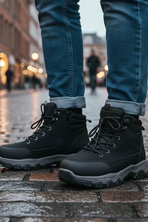 Pantalones de trabajo negros para...