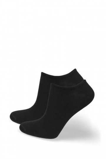 Calcetines cortos de hombre STOP BACTERIA, color negro