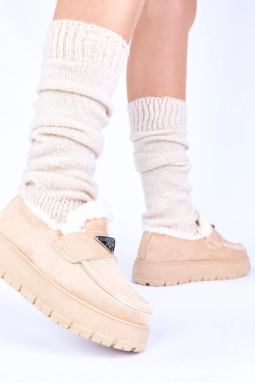 Mocasines color arena claro... 2