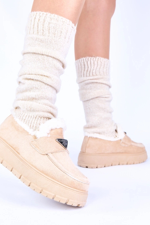 Mocasines color arena claro de...