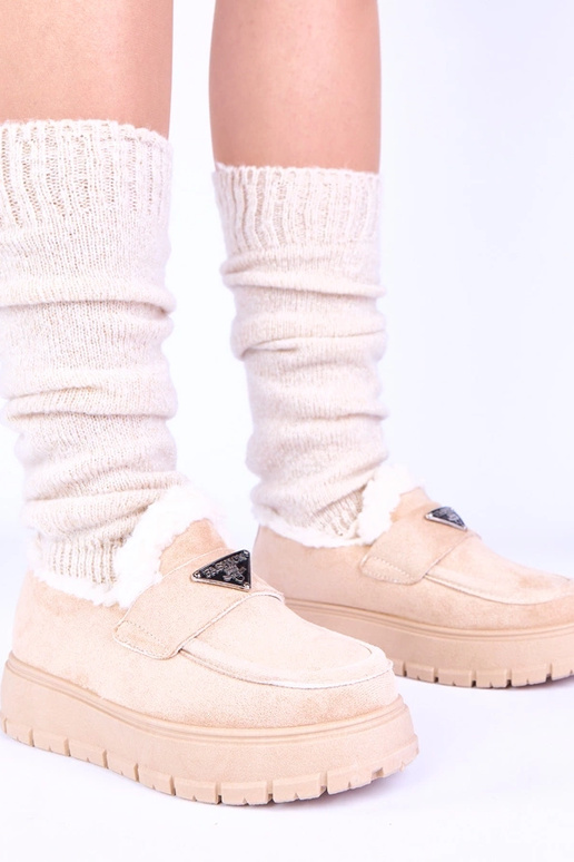 Mocasines color arena claro de...