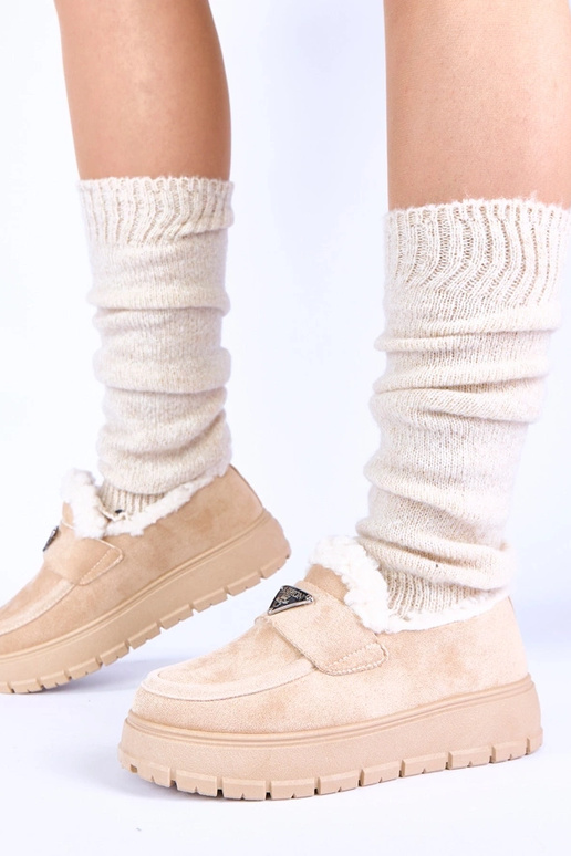 Mocasines color arena claro de...