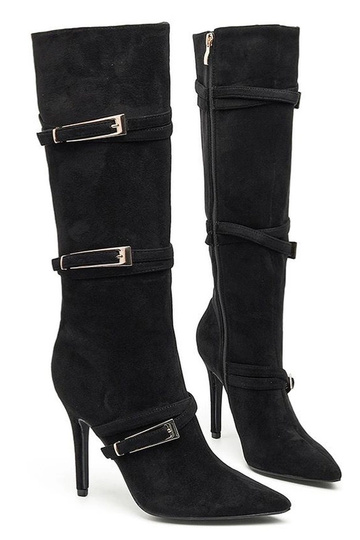 Botas largas negras con...