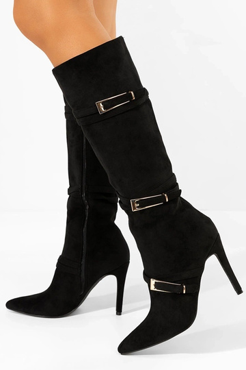 Botas largas negras con... 2