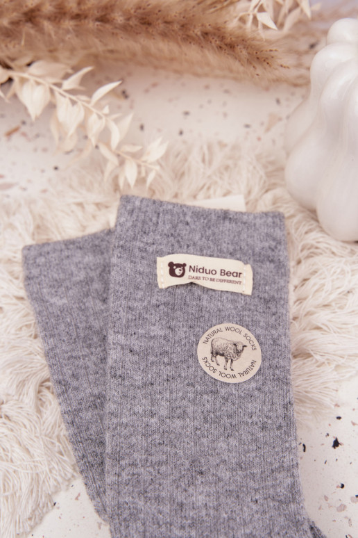 cálido ENełniane Medias FemeninoActivadoszyAką color gris