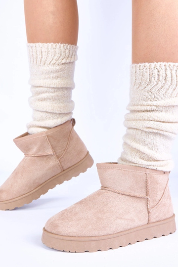 Botas de nieve color arena con piel Roelle 2
