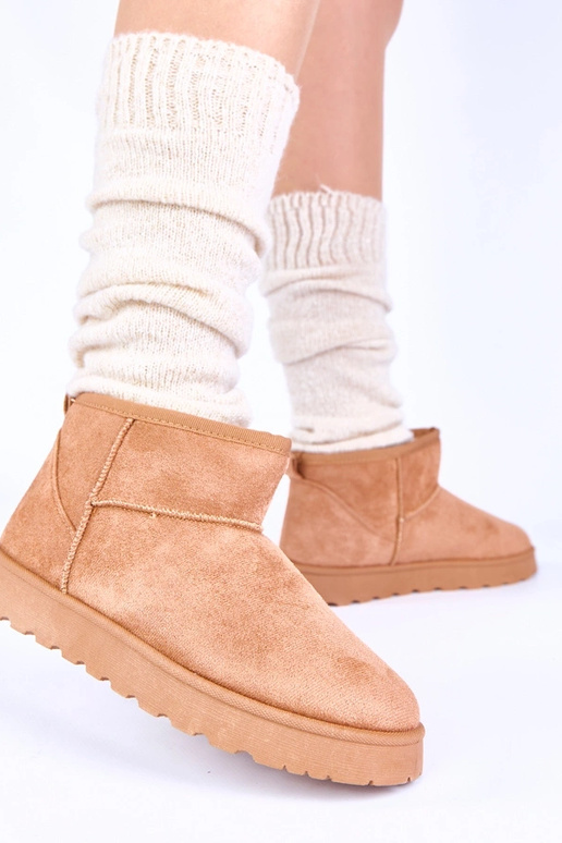 Botas de nieve marrones con piel Roelle