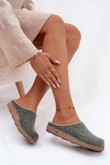 zapatos hecho en casa Zapatillas Femenino Inblu ED000031 color verde