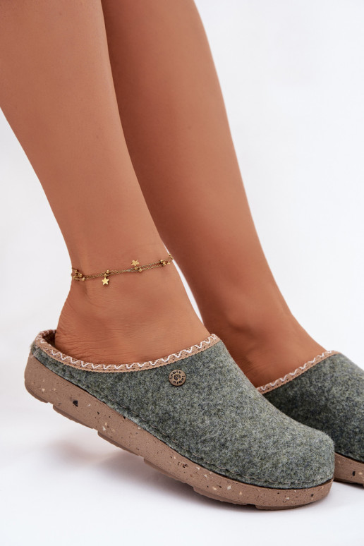 zapatos hecho en casa Zapatillas Femenino Inblu ED000031 color verde