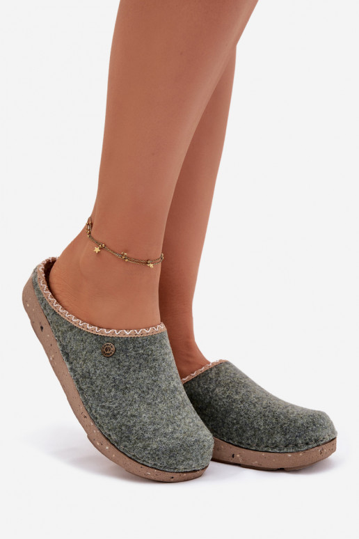 zapatos hecho en casa Zapatillas Femenino Inblu ED000031 color verde