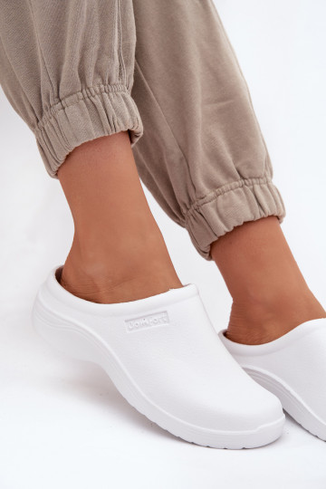 Zapatillas ligeras Zapatillas Zuecos Femenino el color blanco Parissa