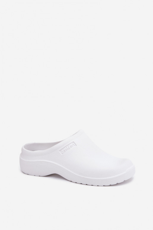 Zapatillas ligeras Zapatillas Zuecos Femenino el color blanco Parissa