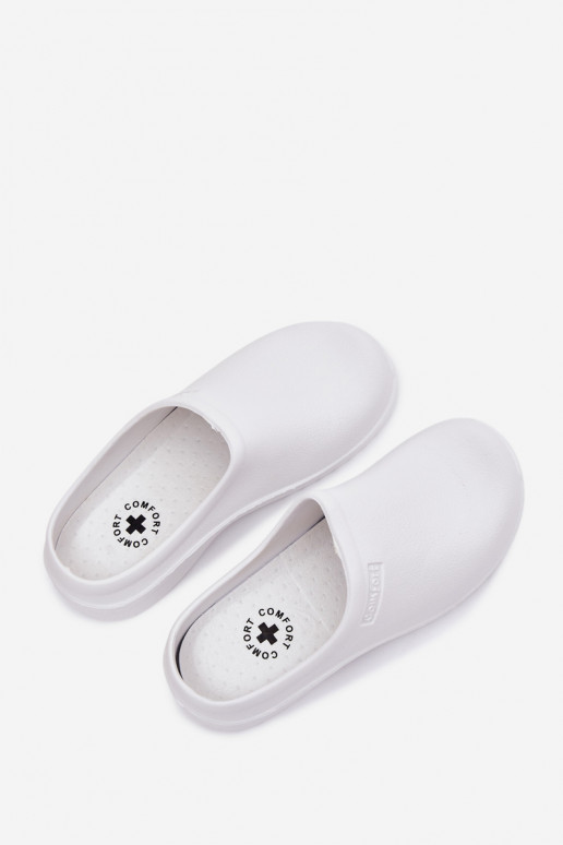 Zapatillas ligeras Zapatillas Zuecos Femenino el color blanco Parissa