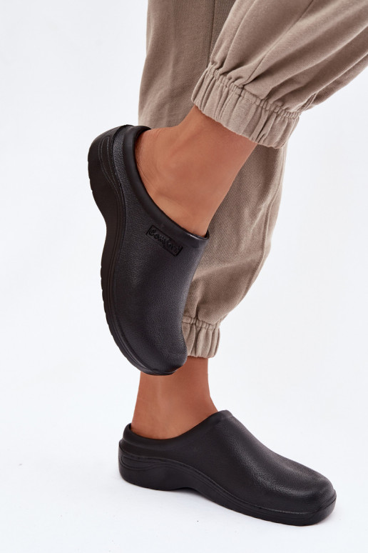 Zapatillas ligeras Zapatillas Zuecos Femenino de color negro Parissa