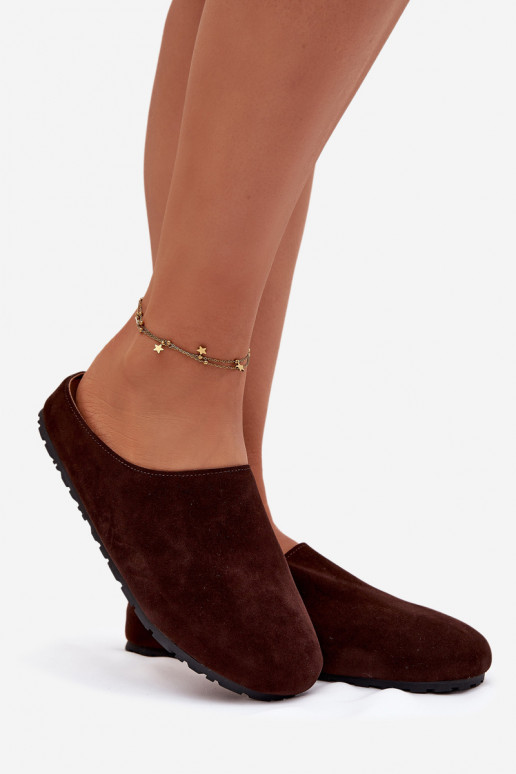 Zapatillas Femeninode gamuza ecológicau CzekoladoAe Kalvess