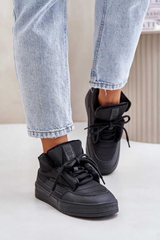 Botas de nieve Femenino Big Star OO274A530 de color negro