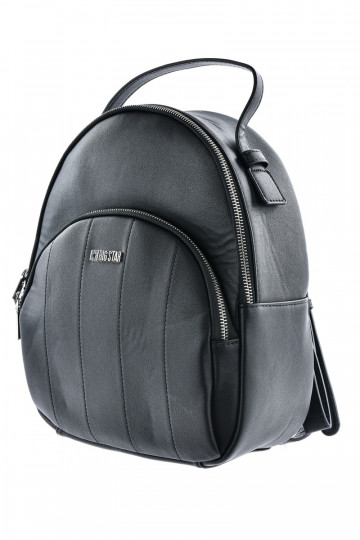 Femenino Cuero Mochila dos en uno Big Star LL574097 de color negro