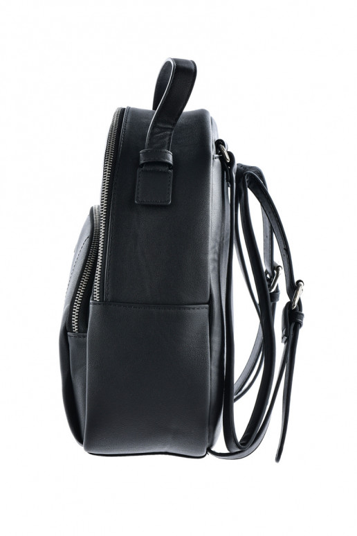 Femenino Cuero Mochila dos en uno Big Star LL574097 de color negro