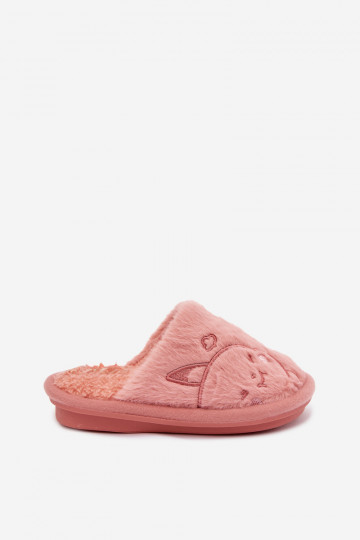 Zapatillas de niño rosas con pelo Norene 2