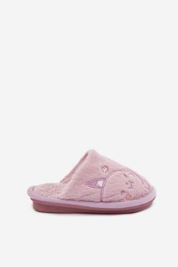 Zapatillas de niño moradas con pelo Norene 2