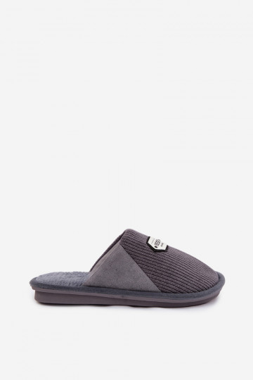 Zapatillas de hombre grises con lengüeta Presine 2