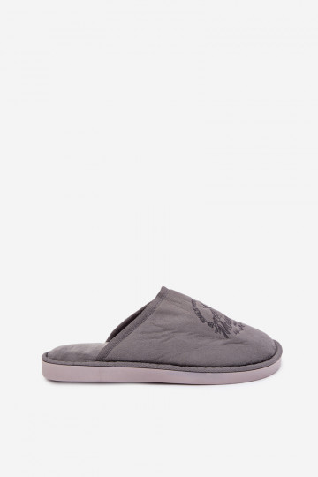 Zapatillas de casa grises para hombre "Tiranne" 2
