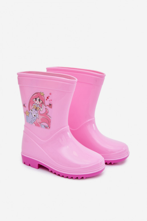 Botas de goma Infantil color rosa Esalina