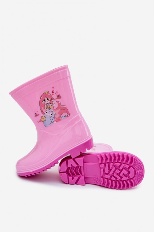 Botas de goma Infantil color rosa Esalina