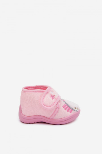 Zapatillas Infantil con sujetadores adhesivos color rosa Jeselle 2