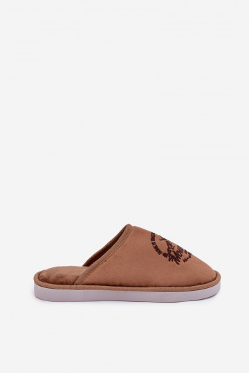 Zapatillas de casa marrones para hombre "Tiranne" 2