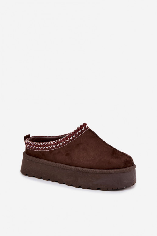 Bajo Botas de nieve FemeninoHaftem con una plataforma CzekoladoAe Activadorirya