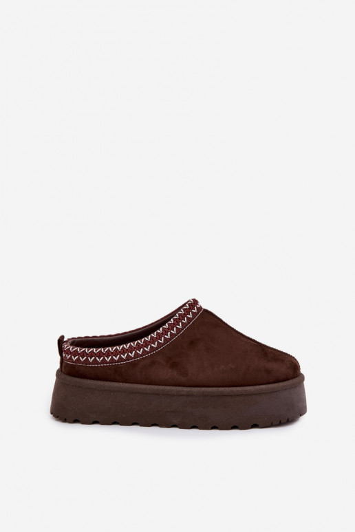 Bajo Botas de nieve FemeninoHaftem con una plataforma CzekoladoAe Activadorirya