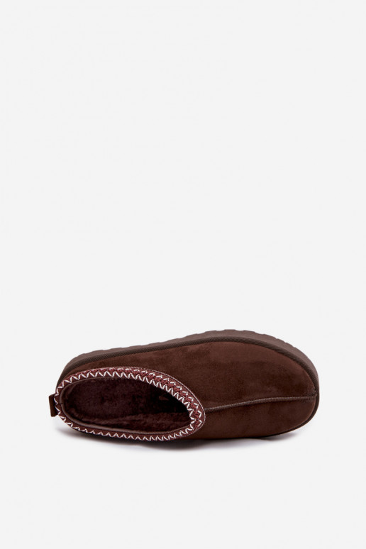 Bajo Botas de nieve FemeninoHaftem con una plataforma CzekoladoAe Activadorirya