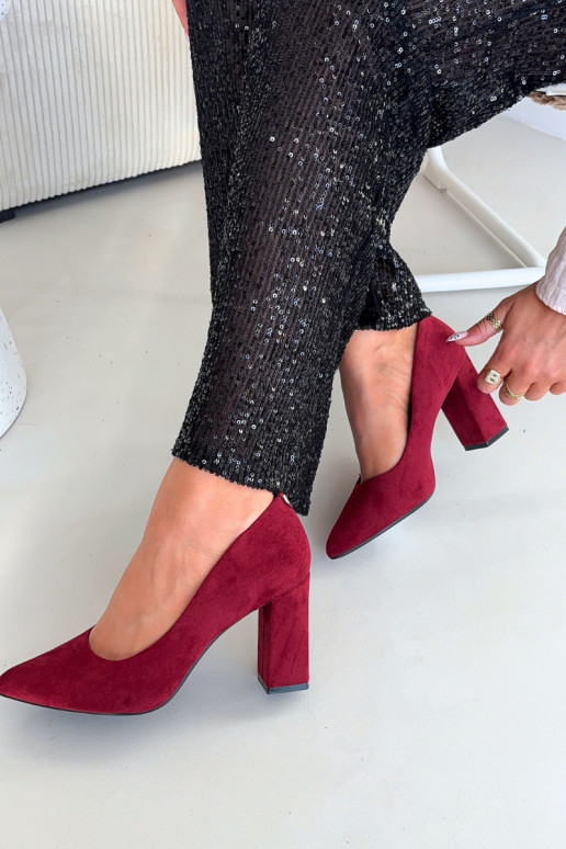 Zapatos de gamuza con tacones Sergio Leone PB216 BrodoAe