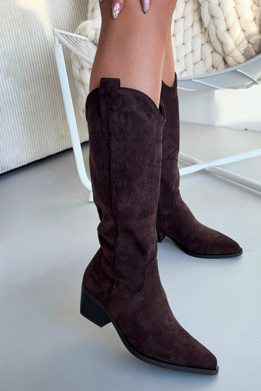 botas estilo vaquero Femenino CzekoladoAe Jazelle