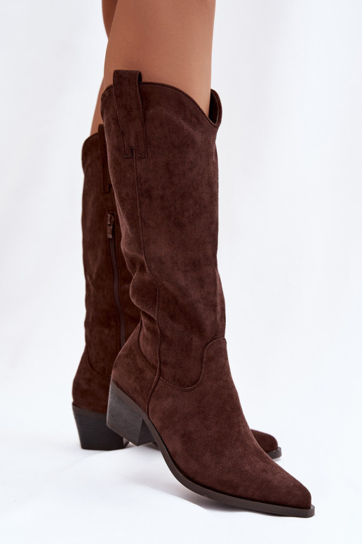 botas estilo vaquero Femenino CzekoladoAe Jazelle