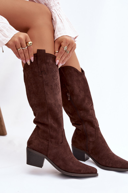 botas estilo vaquero Femenino CzekoladoAe Jazelle