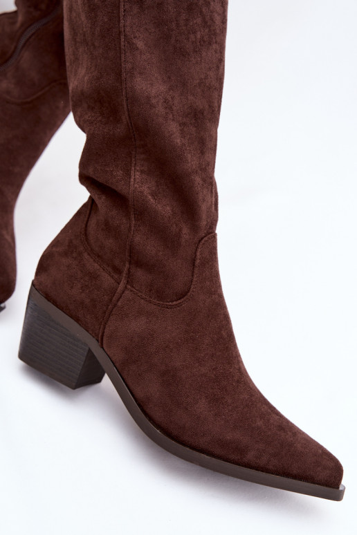 botas estilo vaquero Femenino CzekoladoAe Jazelle