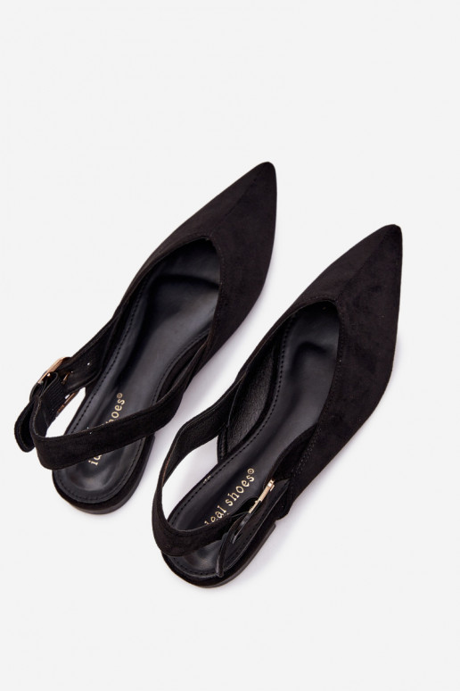 bailarinas Femenino con hebillas de color negro Tanelia