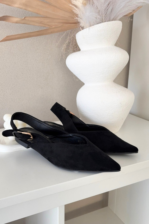 bailarinas Femenino con hebillas de color negro Tanelia