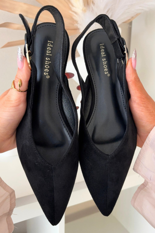 bailarinas Femenino con hebillas de color negro Tanelia